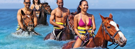 Dunn’s River Falls and Beach Horseback Riding Excursions