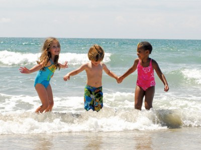Children playing at the beach | Excursions In Oho Rios